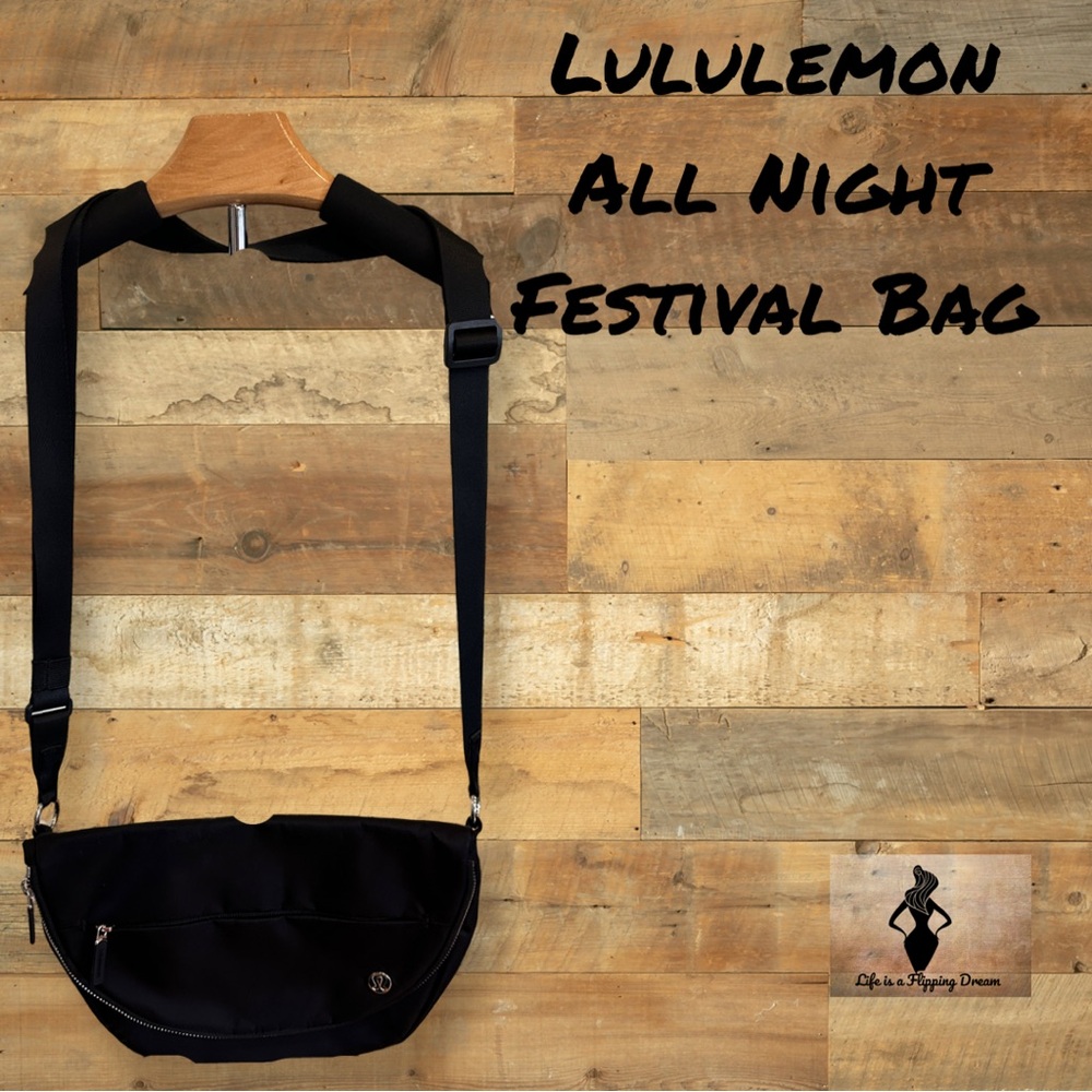 Lululemon All Night Festival Black Bag